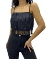 Crop Top with Fringing